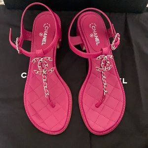 Unworn Chanel sandals